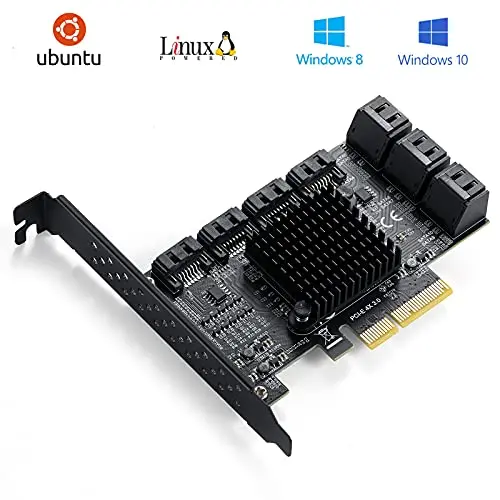 Tarjeta PCIe SATA 6/10, Puerto 3,0, 6Gbps, compatible con 10 dispositivos SATA 3,0, convertidor adaptador incorporado para PC de escritorio