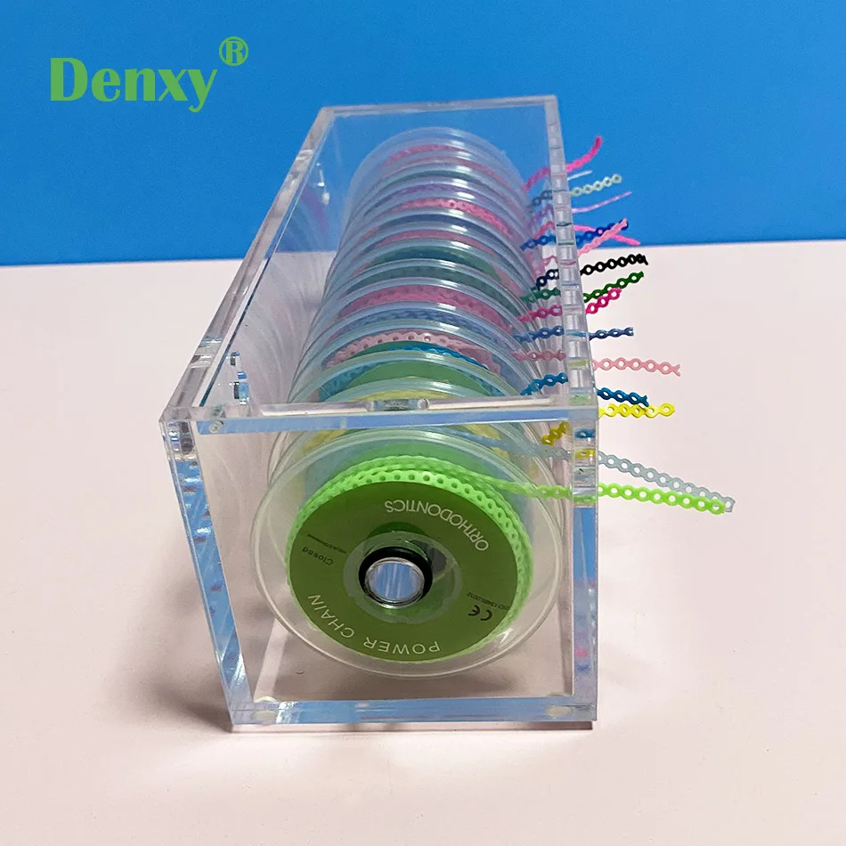 1 pc  Dental Orthodontic Power Chain Acrylic Dispenser Placing Box  Power Chain Orthodontic Bracket