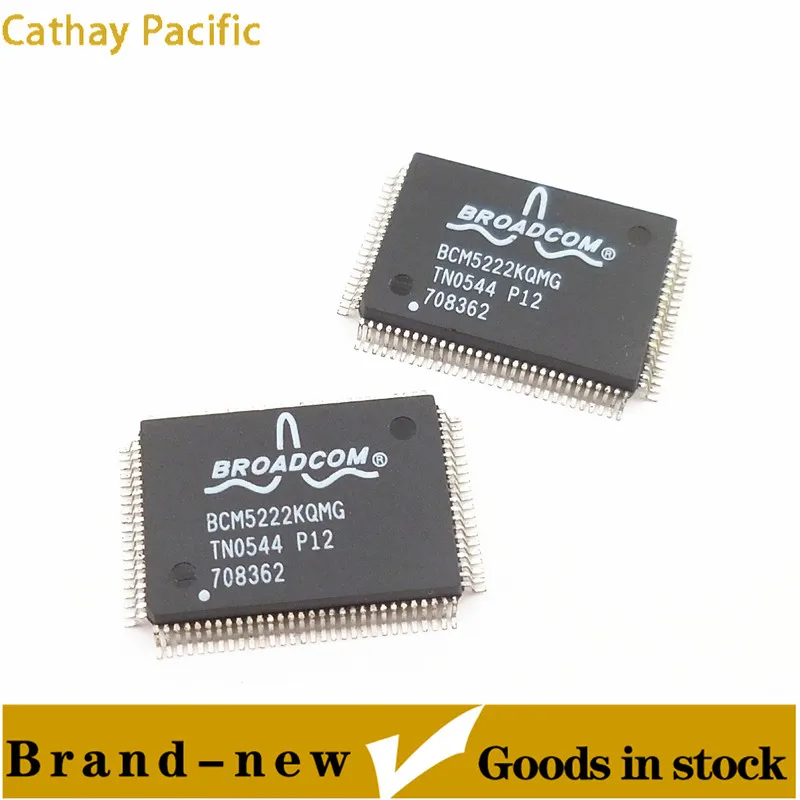 Brand new original BCM5222KQM QFP100 BCM5222KQMG Ethernet transceiver IC chip Broadcom series