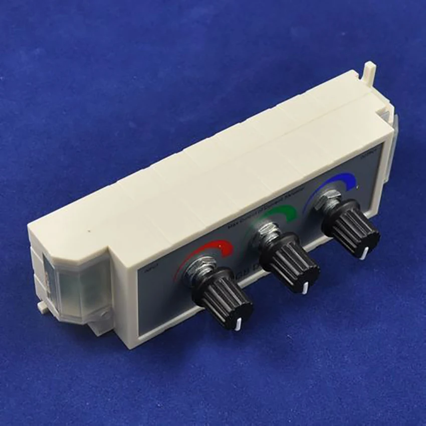 LED Light Strip Dimmer, DC 12V-24V xx3A PWM Dimming Controller, 3 Channel RGB Color Dimmer Knob Controller, Adjust Brightness