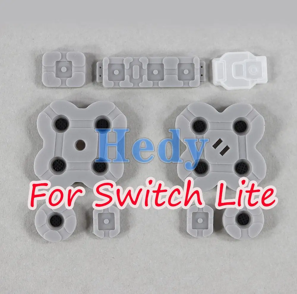 2 مجموعات موصل المطاط زر سيليكون الوسادة عدة لنينتندو سويتش لايت JoyCon اليسار الأيمن استبدال وحدة التحكم إصلاح أجزاء