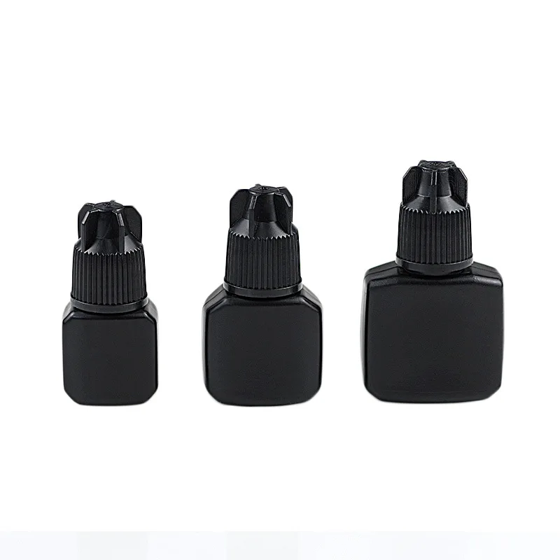 10pcs Grafting Eyelash Glue Water Bottle 5ml Replacement Bottle Black Glue Empty Bottle Glue Container Cosmetics Tools