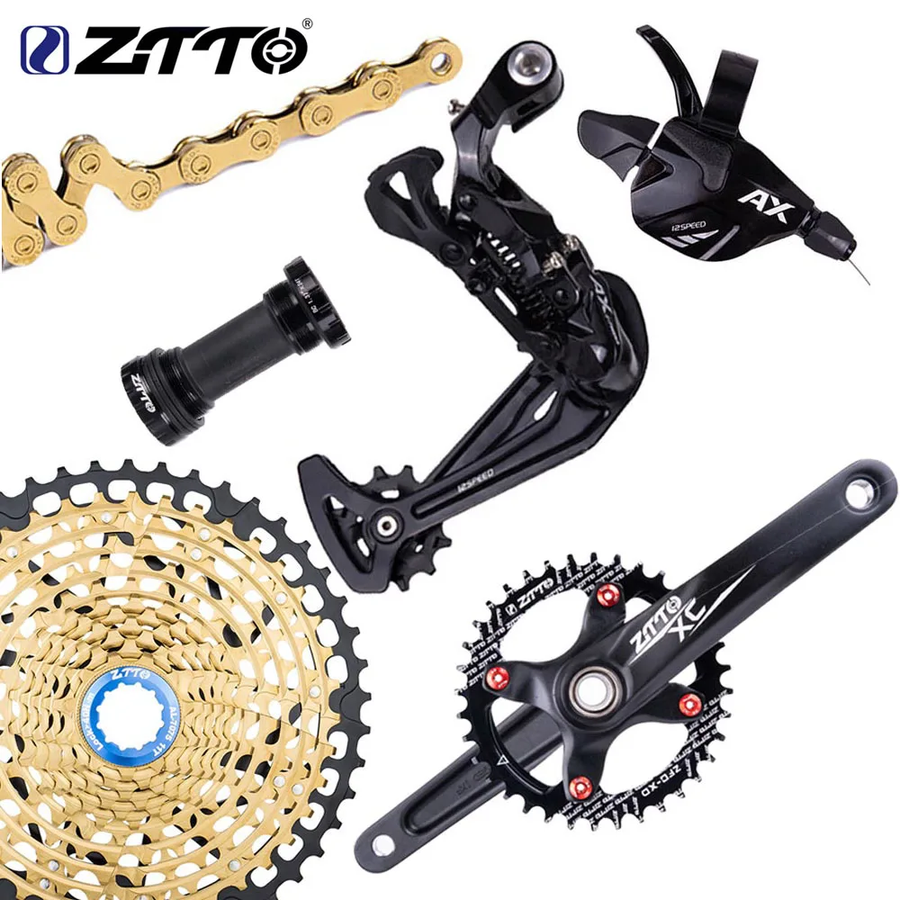 ディレイア 5点セット Ztto mtb 12速度1 × 12 hg 11-46t自転車11-50tシフターリア