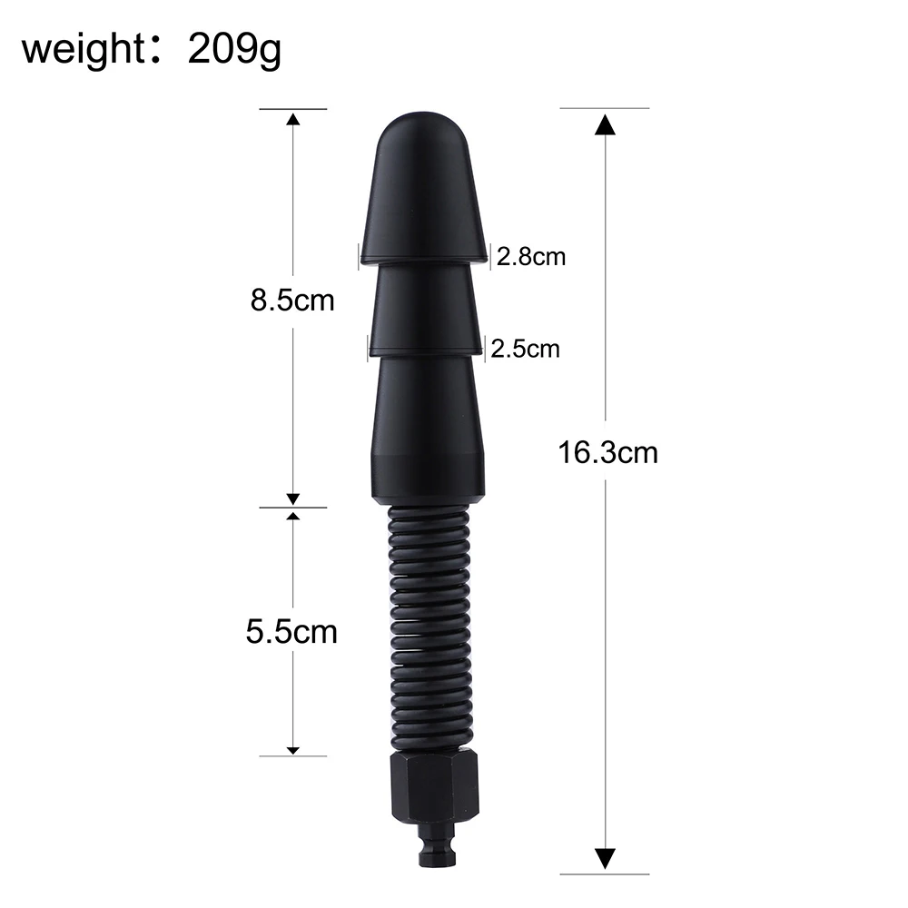 HISMITH-محول Vac-U-Lock Dildo ، ملحق 2 في 1 لجهاز الجنس ، الفولاذ المقاوم للصدأ