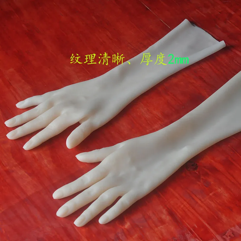 Simulated Gloves And Footwear Cross-dressing Men And Women Use Pseudonym Gloves Magic Silica Gel Women's Hands Model