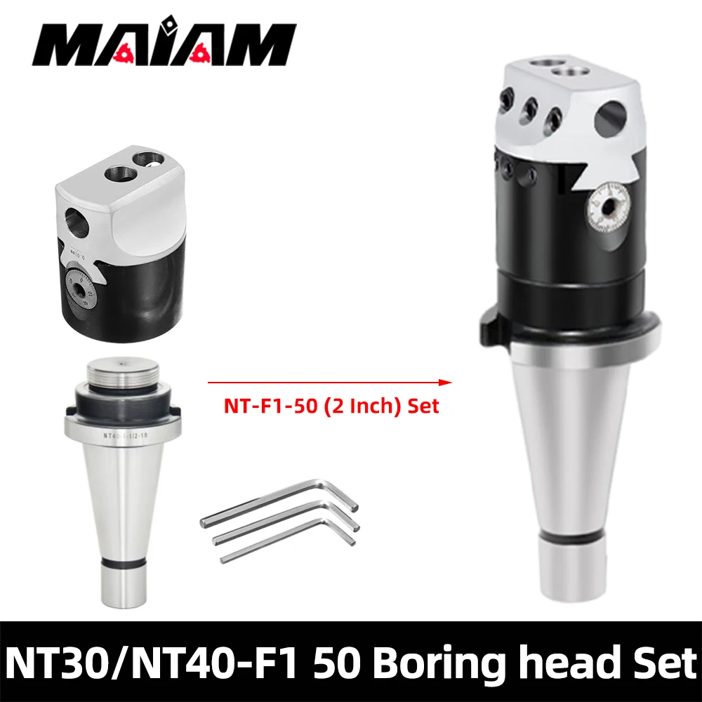 1 zestaw NT30 NT40 Uchwyt narzędziowy F1 Głowica wytaczarska 50 75 100 Wytaczadło 12 mm 18 mm 25 mm Regulowana głowica wytaczarska Frezarka CNC