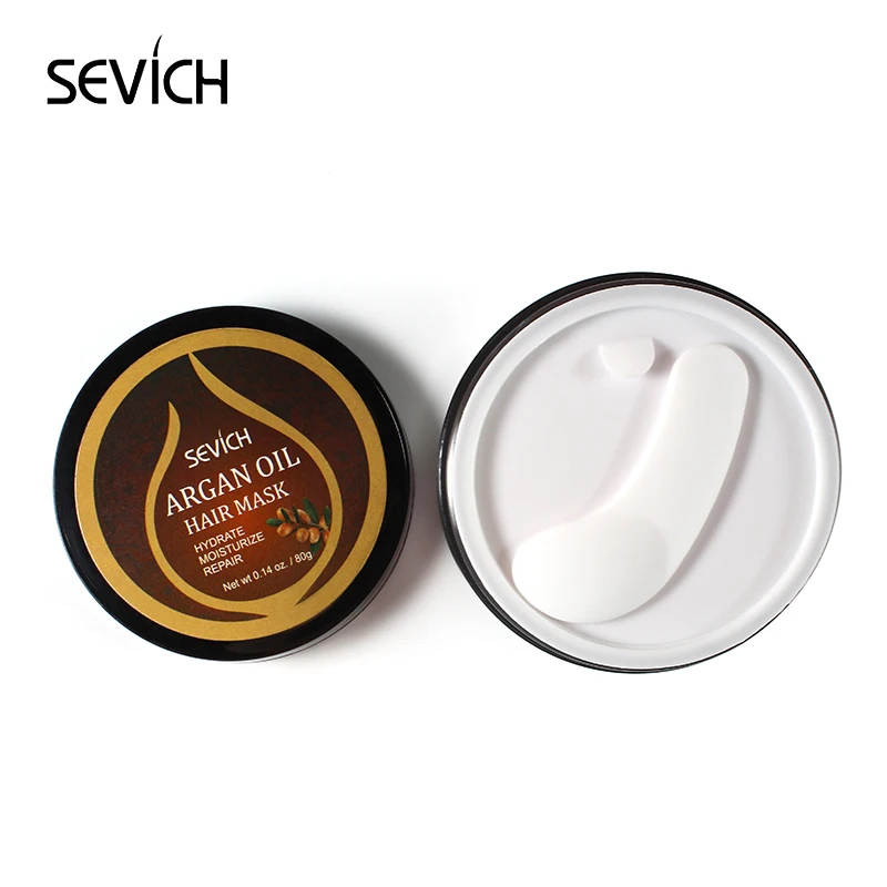 Sevich Argan Oil Moisturize Hair Treatment Mask Repair Damage Hair Root 80g Keratin Hair & Scalp Treatment Deep Hair Care Mask