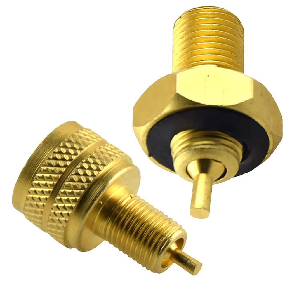 2 Pieces High Quality Bore Tire Valve Reducer Adapter External + Internal