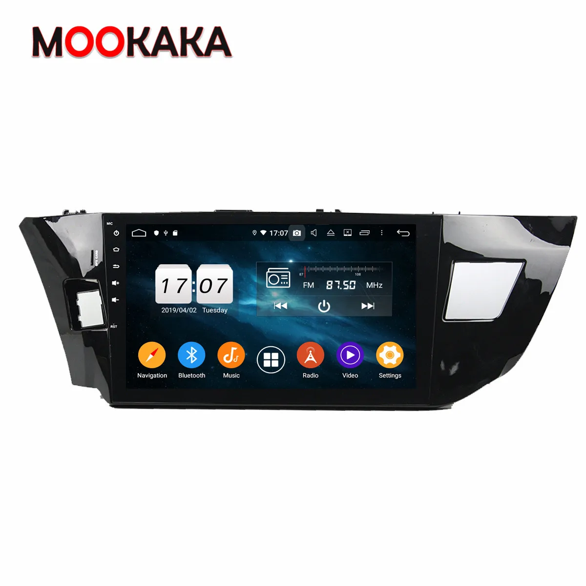 PX6 Android 10.0 4+128G Screen Car Multimedia Player for Toyota Levin 2013-2015 GPS Navigation Auto Radio Stereo Head Unit DSP