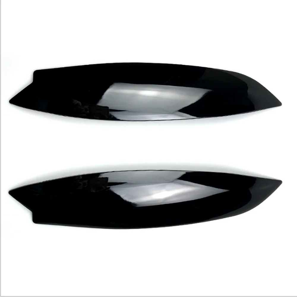 Gloss Black Headlights Modified Light Eyebrow Front Light Eeyebrow Trim Strip For VW Golf 5 GTI 2005 2006 2007 - view 3