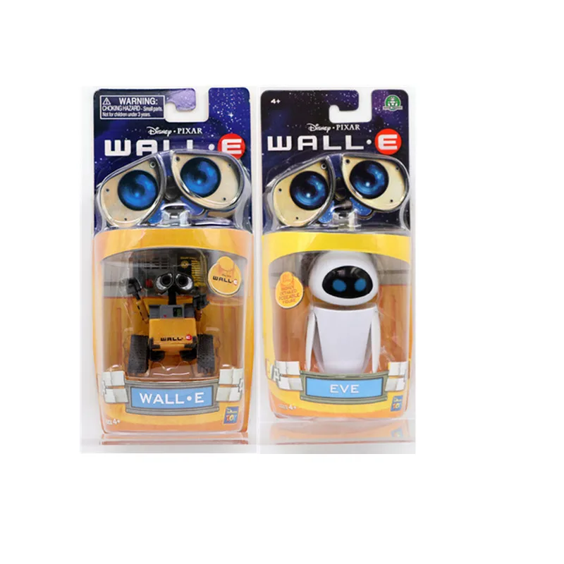Disney Neuankömmling Wall-E Robot Wall E & EVE PVC Action Figure Sammlung Modell Spielzeug Puppen MIT BOX 5