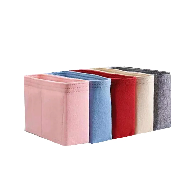 Fits For P Re-Edition Under Arm Felt Insert Bag Organizer Makeup Handbag Liner Travel Inner Purse Portable Cosmetic Base Shaper