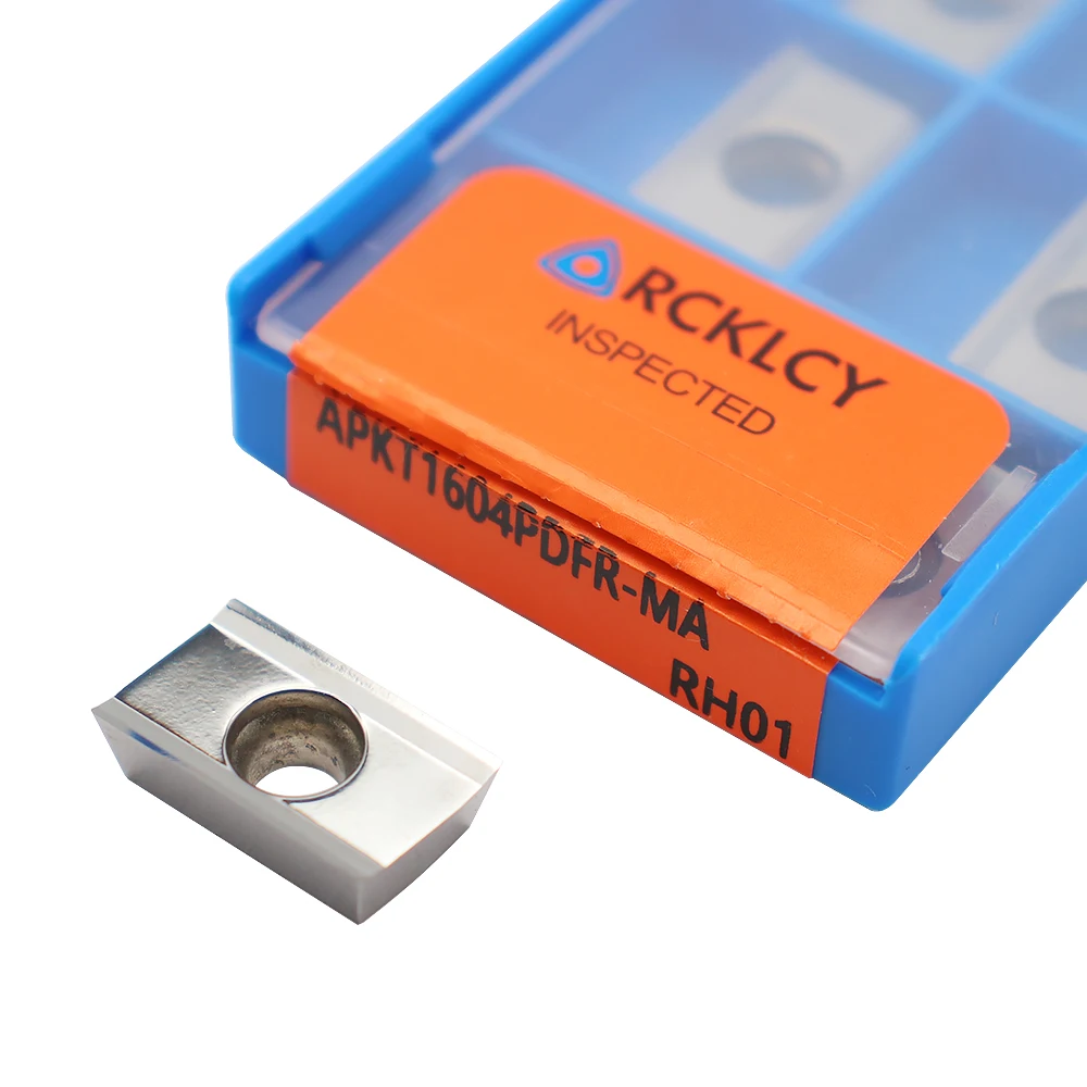 APKT1604 PDFR MA RH01 100% Original Milling Cutter Aluminum Alloy Slotted Aluminum Processing Inserts APKT 1604 CNC Lathe Tool