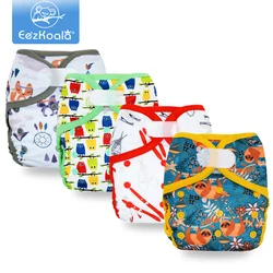 EezKoala ECO-friendly Cloth Diaper Cover Baby  WashableCloth Diaper Waterproof Cover Nappies Reusable Cloth Adjustable Pocket