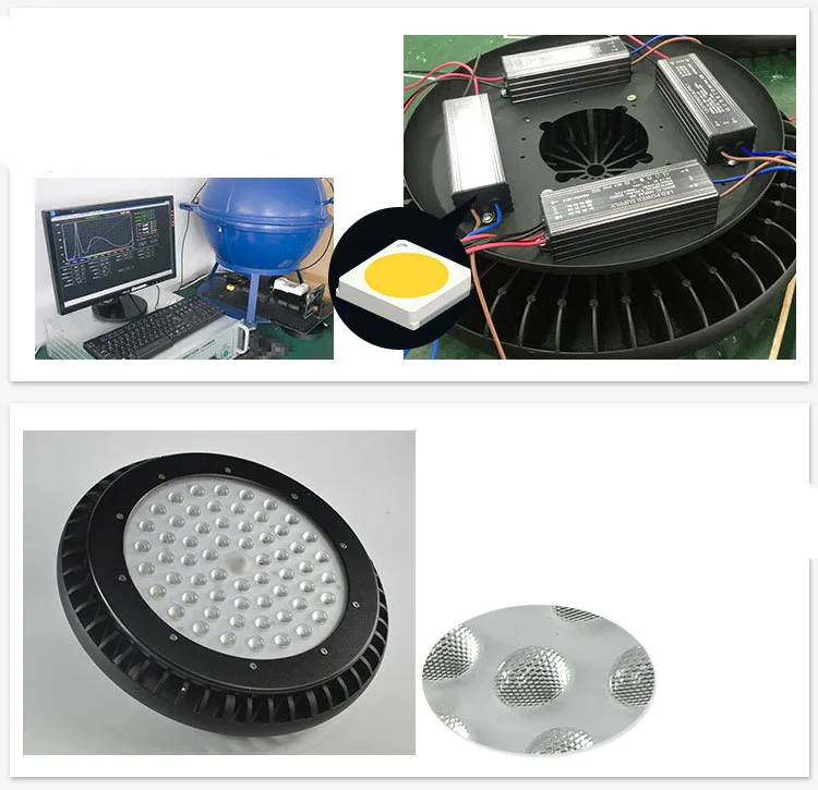 5 Stks/partij 50W 100W 150W 200W Led Ufo Hoogbouw Schijnwerper 200W Industriële Verlichting IP65 Waterdicht, AC100-265V 5 Jaar Garantie