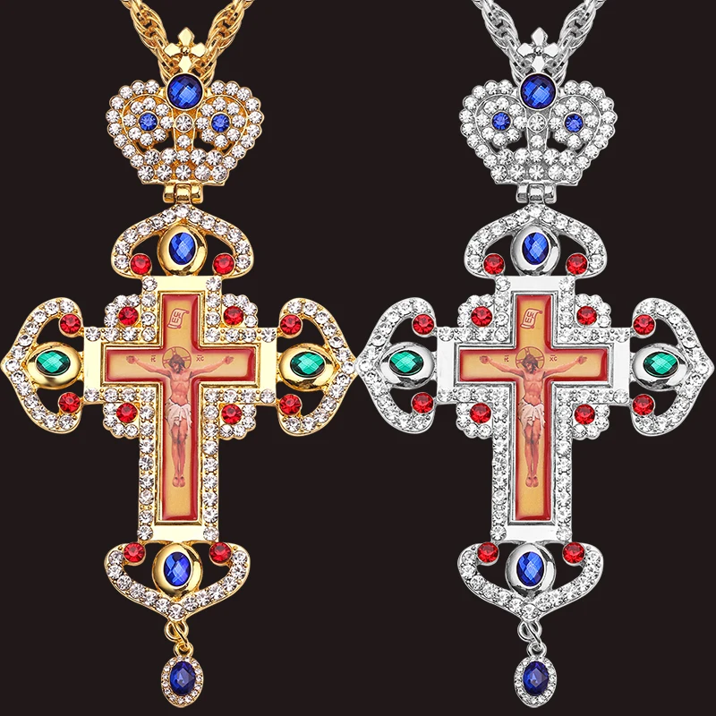 Orthodox Cross Catholic Decor Ornament Pectoral Cross For Priests Church Articulos Religiosos Catolicos крестик православный