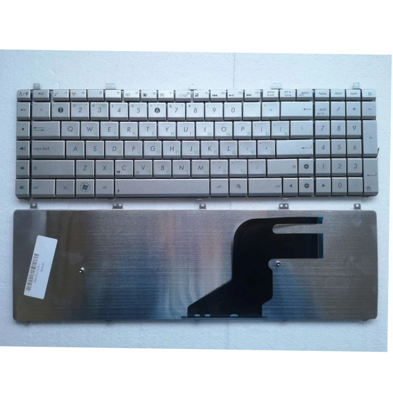 

RU New For ASUS N75 N75SF N75SL N75S N75YI267SL N75YI245SL laptop keyboard Russian silver