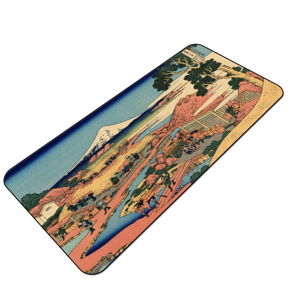 MRGLZY 400X900MM Xxl mouse pad Gaming Computer Large Mouse Pad Japanese Ukiyo-e Computer Pad Keyboard Rest Gaming Accessories