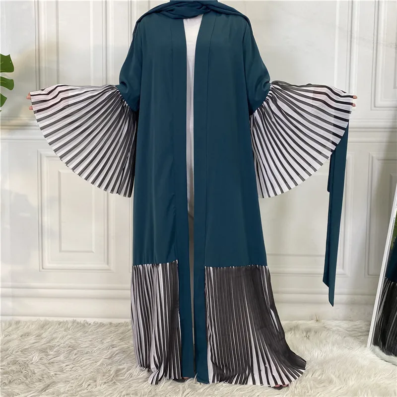 

Open Abayas Cardigan Women Muslim Long Maxi Dress Dubai Kaftan Islam Eid Mubarak Arab Robe Ramadan Turkey Kimono Caftan Jalabiya