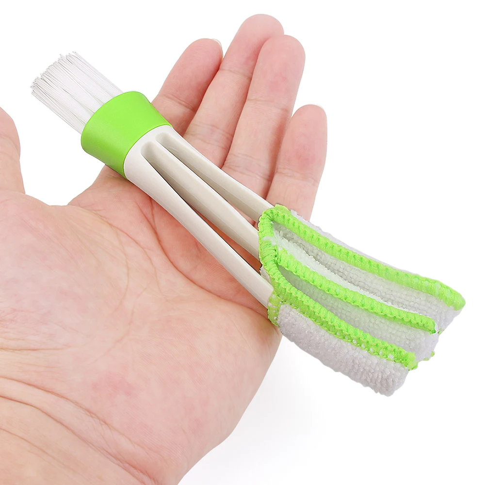 1 pcs Car Air Conditioner Vent Brush Microfibre Car Grille Cleaner  Brush  Auto Accessories Dust brush for instrument panel