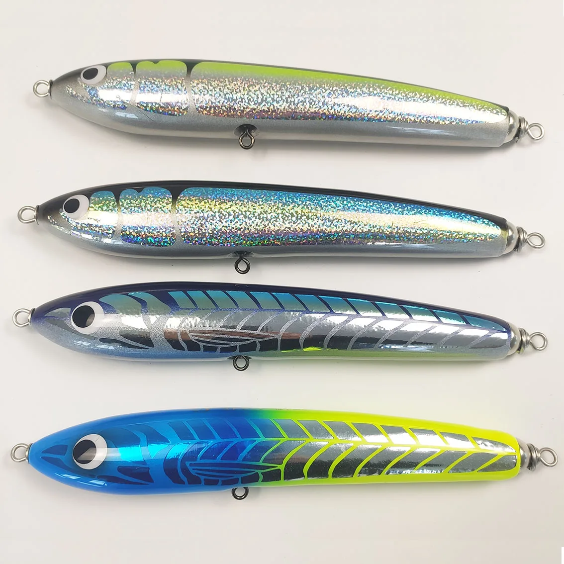 Hayabusa Carpenter Wood  Floating Popper Stickbait Fishing  Lure for Medium  Heavy Paulownia Popping for , Kingfish, BluefinTuna