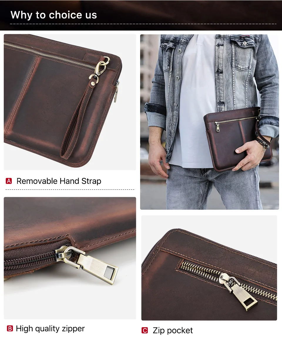 Laptop Aktentasche Männer für MacBook Air Pro 13 14 15 Zoll Rindsleder Handtasche Hülle Tablet Tasche Fall Lenovo Thinkpad Mat ebook Funda – Detail 11