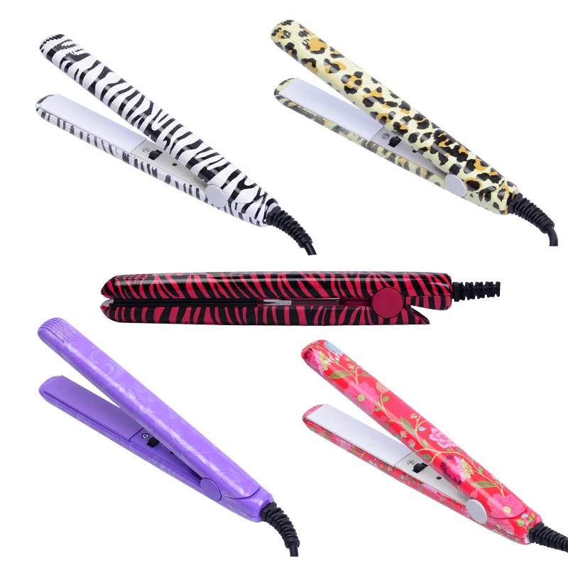 Hair Mini Straightening Irons Hairs Flat Iron Curling With EU Plug Adapter Salon Styling Tools Straightener image 2