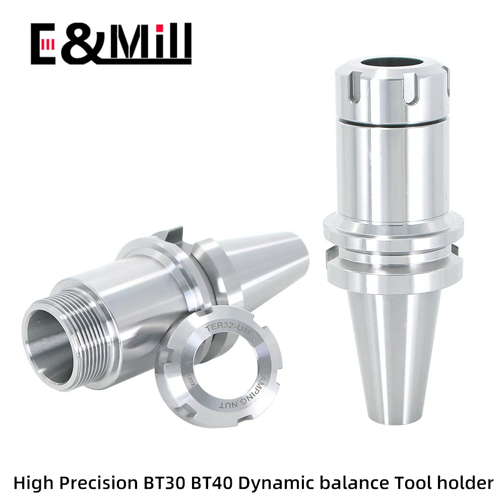 High Precision 0.003 BT30 BT40 knife shank ER11 ER16 ER20 ER25 ER32 ER40 70 80 100L Tool holder for CNC machining center spindle