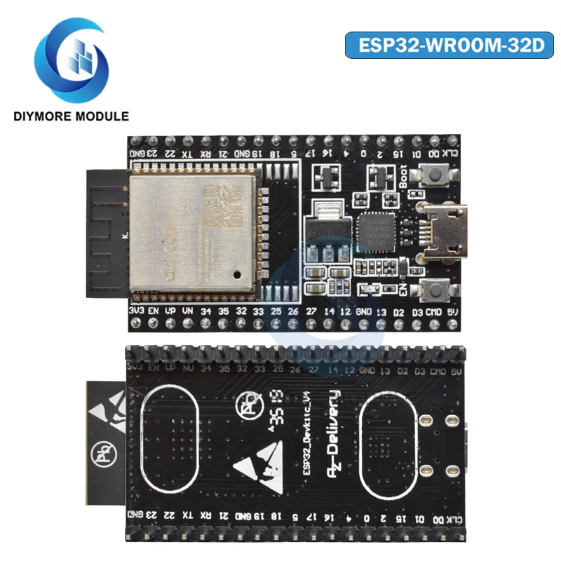 ESP-32 ESP-CAM CH340 Development Board Wireless WiFi Bluetooth Dual Core CP2102 Filters Power Management Module 2.4GHz ESP-WROOM