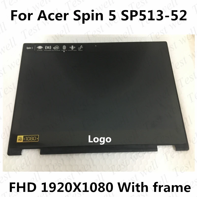 

Original 13.3" Laptop LM133LF1L02 LCD Screen Display Touch Glass Digitizer Assembly For Acer Spin 5 SP513-52 SP513-52N N17W2