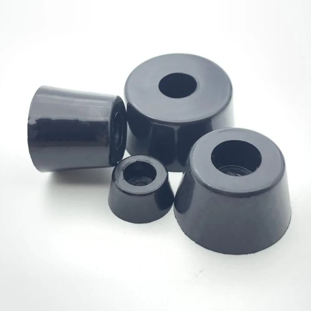 200PCS/1LOT  Tapered Rubber Mats Shock-Absorbing Foot Pads Anti-Collision For Furniture Tables Chairs Instrument Chassis