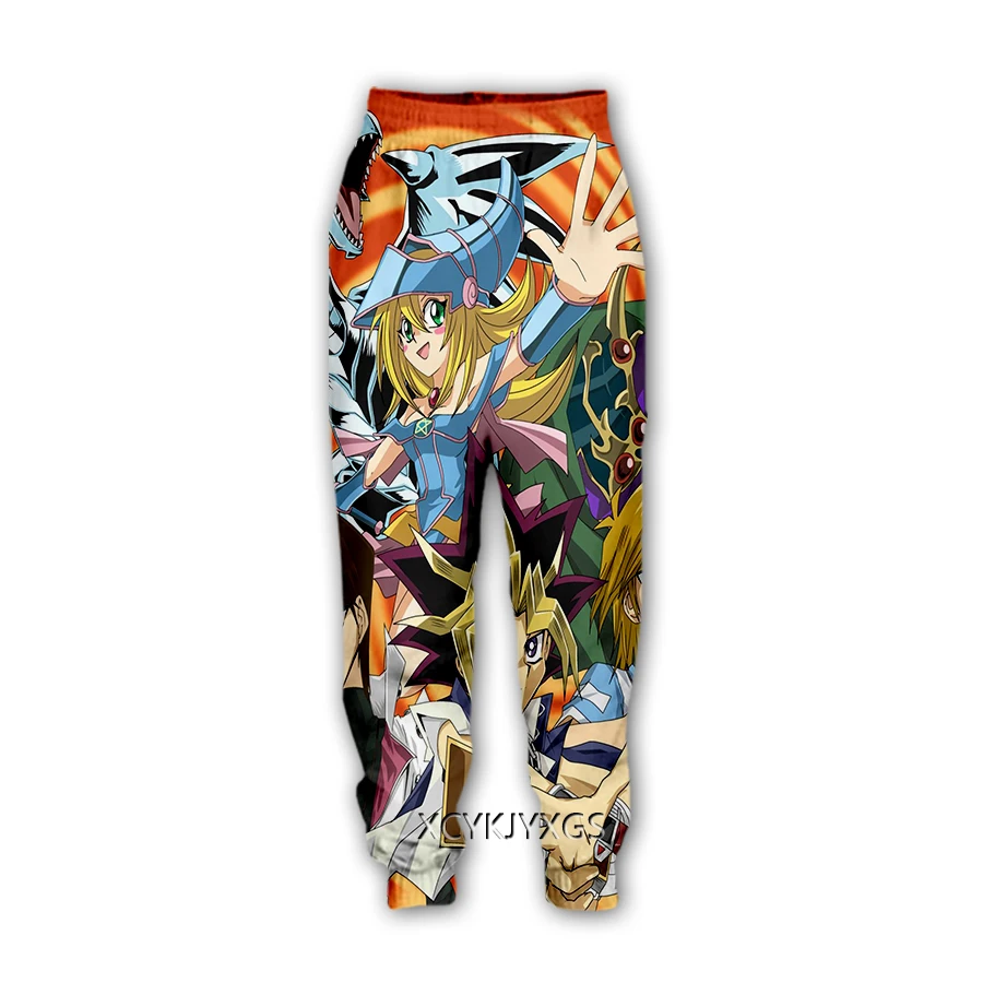 Phechion 3d na moda anime duelo monstros yu-gi-oh! Impressão-calças casuais sweatpants calças retas sweatpants jogging calças k127