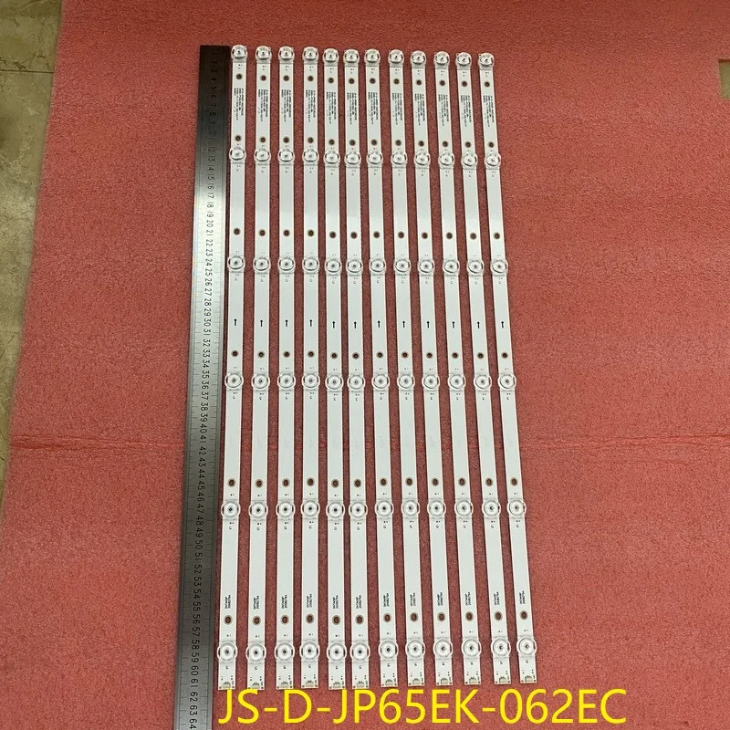 Kit 12pcs 6LED(6V) LED Backlight Bar For AKAI AKTV655 JS-D-JP65EK-062EC E65EK-P1000/600-2BN D66K18 V650DJ6-C02
