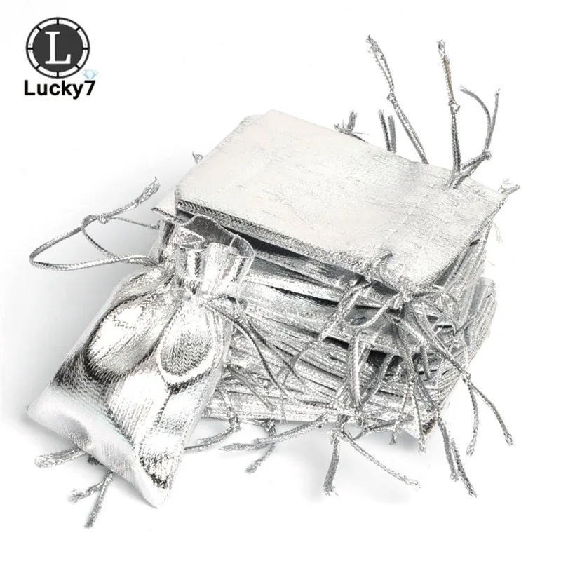 100pcs/bag 5x7cm 7x9cm 10x12cm Adjustable Jewelry Packing Drawstring Velvet Bag Wedding Gift Bags & Pouches