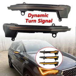 For SEAT Ateca Cupra Ateca Tarraco Xcellence 2016-2019 Car Dynamic Blinker Indicator sequential Turn Signal Light arrow light