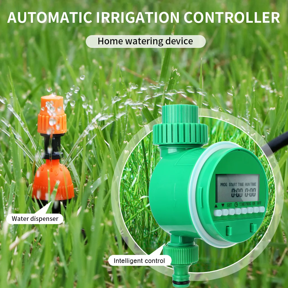 Electronic Garden Watering Timer Automatic Irrigation Controller Lcd Display Intelligence Valve Watering Control Device