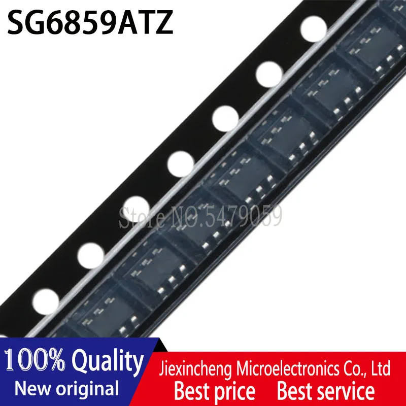 SG6859ATZ marcado: AAJ ** AAJFL AAJFK AAJFG SG6859 SOT23-6 nuevo y original, 10 piezas