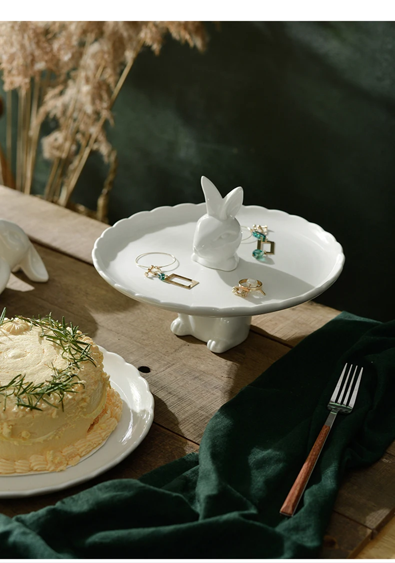 Assiette Lapin En Céramique, Plat En Céramique Ass... - Grandado