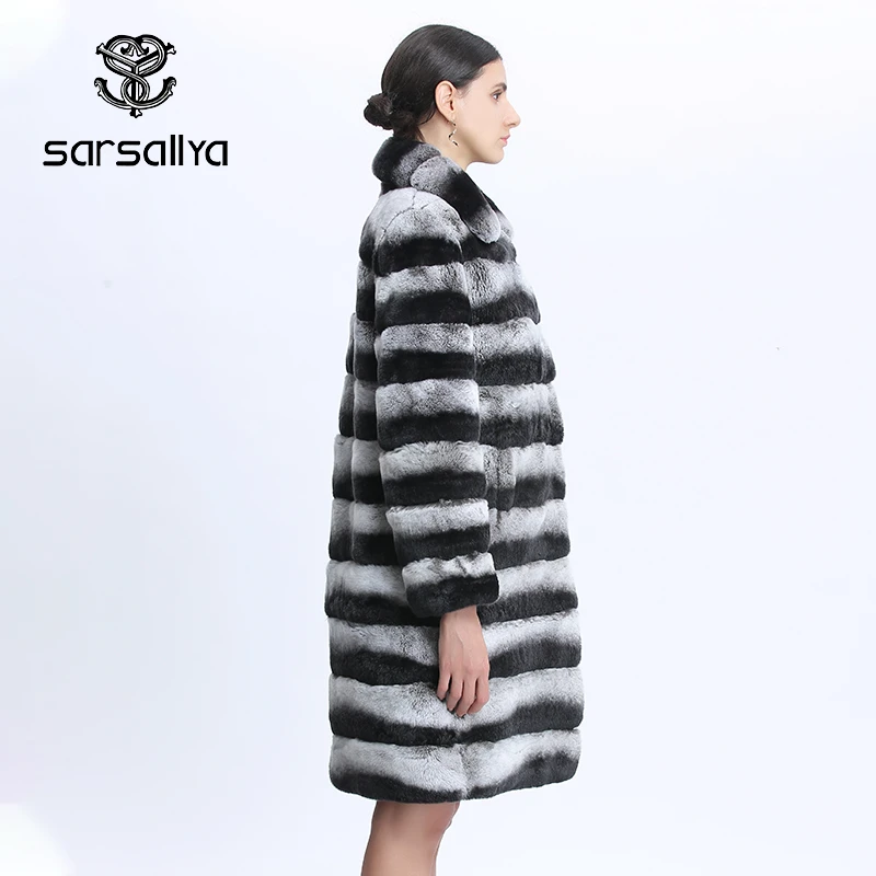 Rex Rabbit Fur Coat Women Real Rabbit Jackets Ladies Natural Rabbit Fur Coat Women's Winter Jacket Genuine Fur Outwear Clothes