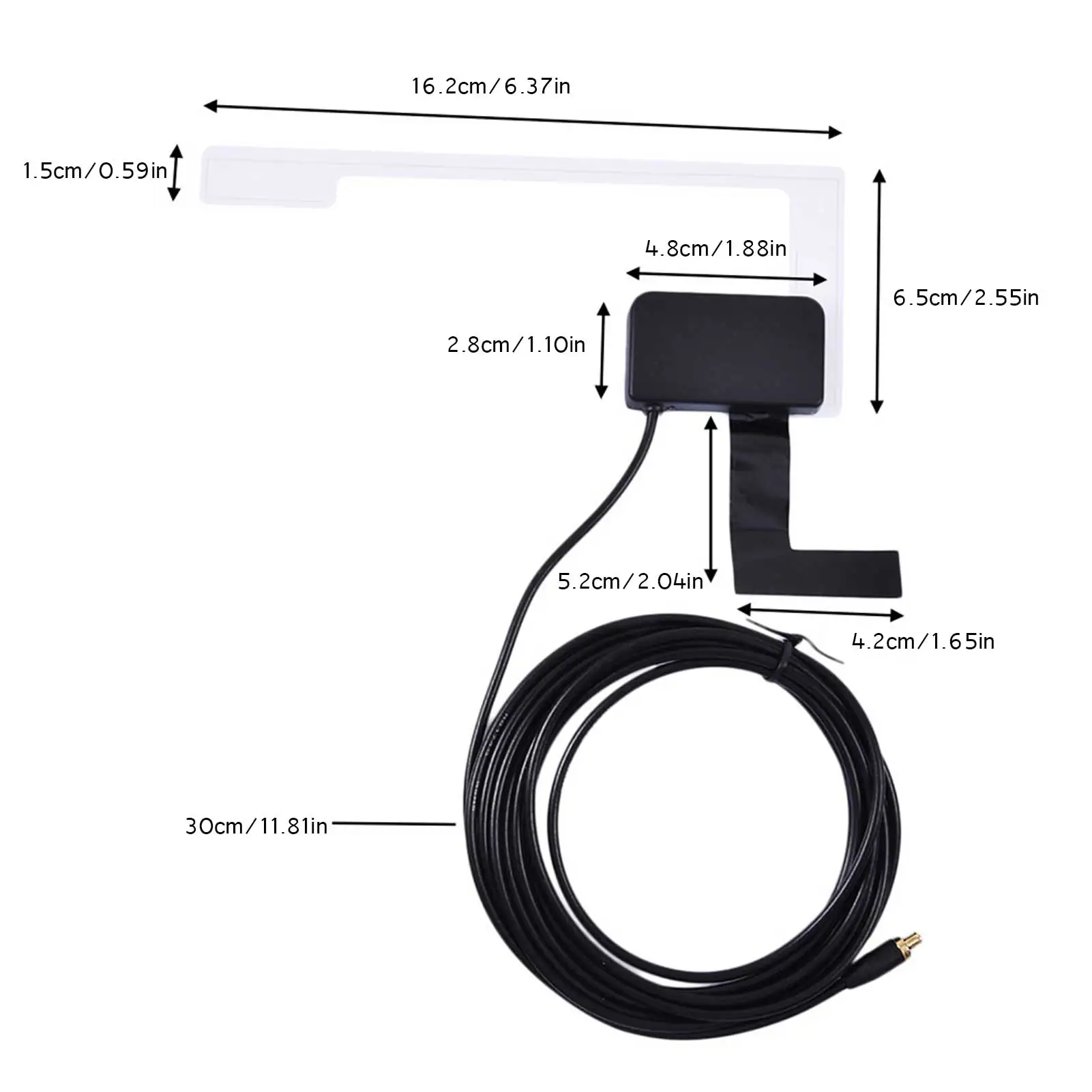 Universal DAB Antenna USB Portable Adapter 4.4 5.1 6.0 7.1 8.0 9.1 9.81 10.1 10.3 Car Player For Europe/Australia