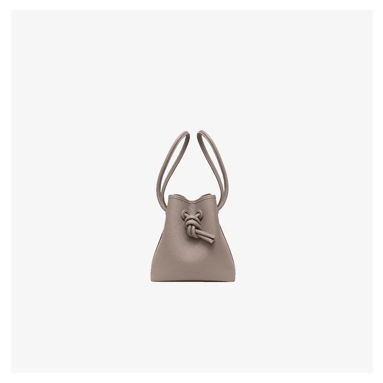 2020 new fashion women cow leather aoft bucket bag OL small totes