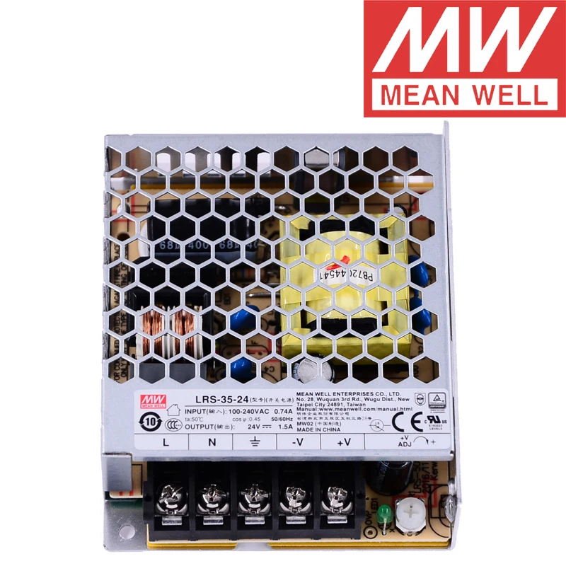 Mean Well LRS-35-24 meanwell 24VDC/1.5A/36W Single Output Switching Power Supply online store