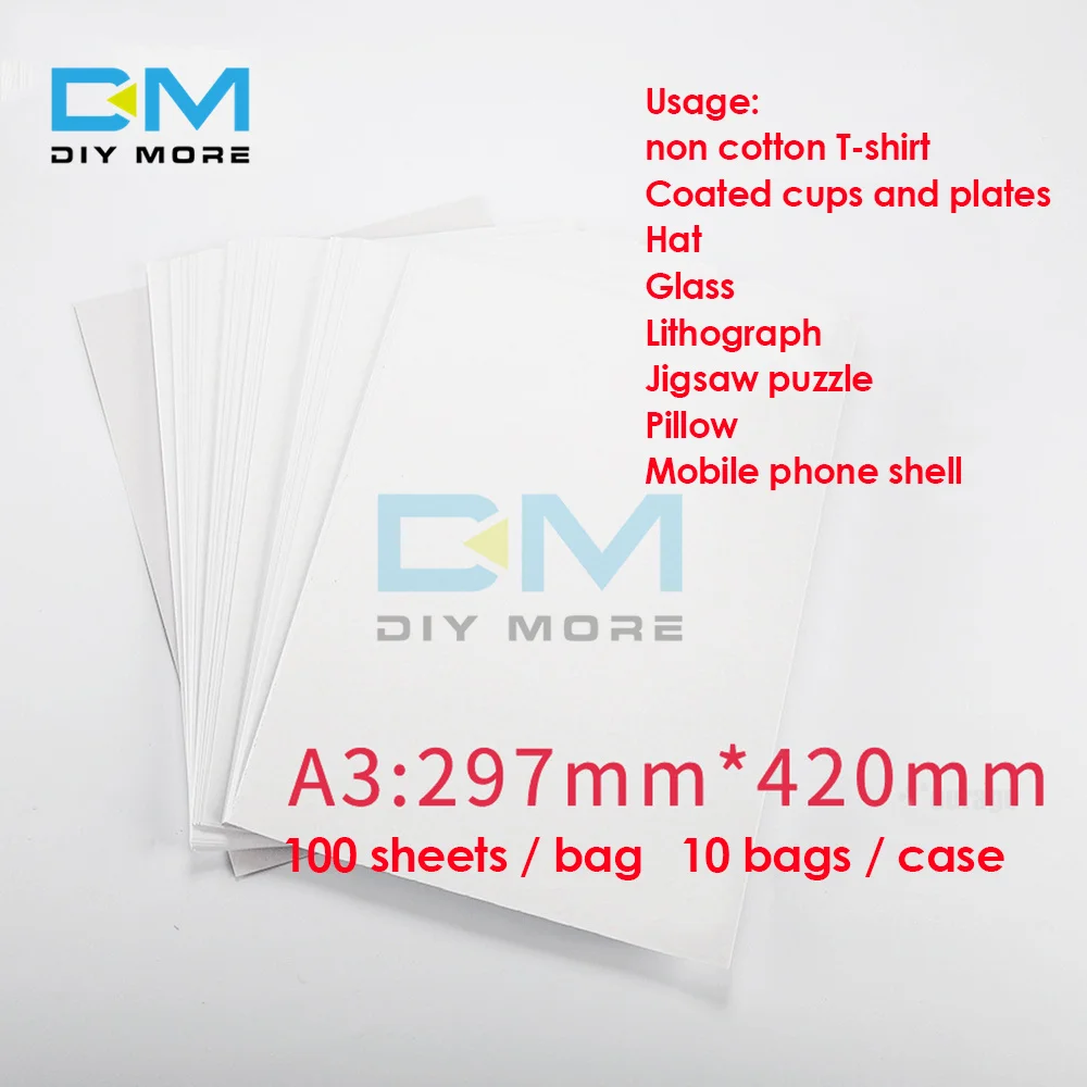 10PCS A3 Toner Heat Transfer Paper 297mm*420mm Printing Paper for DIY PCB Electronic Prototype Mark