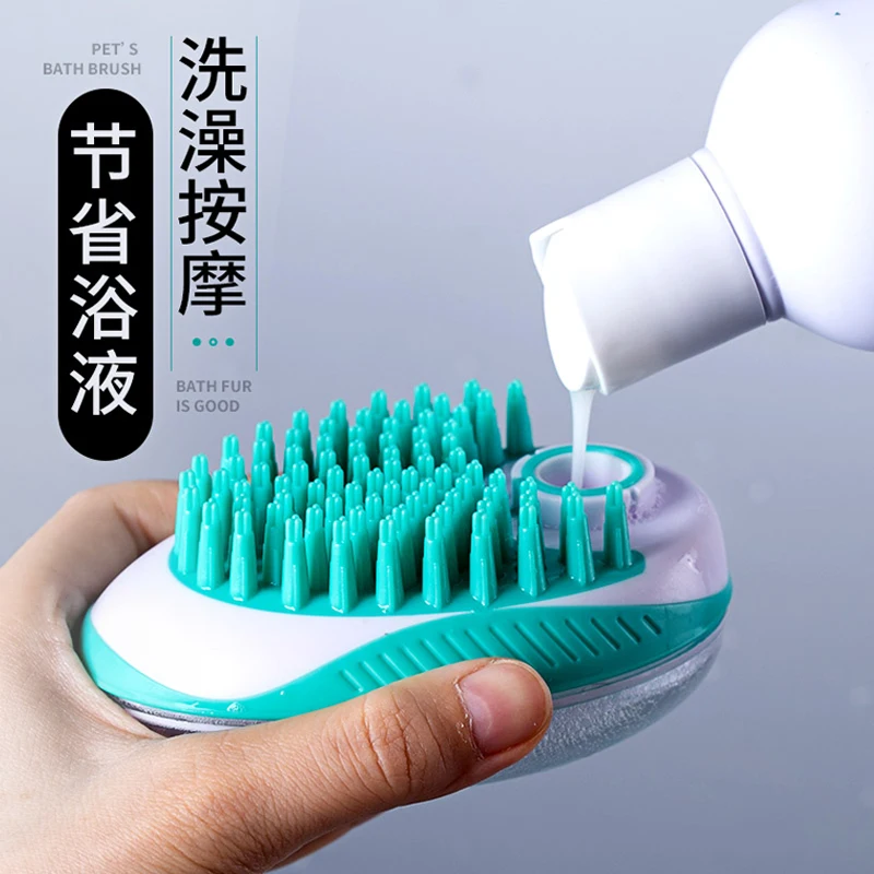 

Dog Cat Bath Artifact Pet Brush Can Cleaning Tool Gel