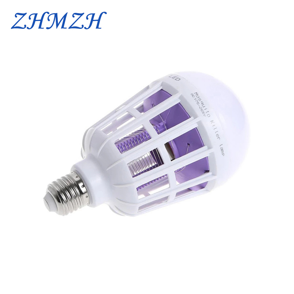  AC220V UV LED Bulb 9W Mosquito Killer Lamp Bulbs LED Electric Shock Mosquito Killer Lamp Mosquito Trap Insect Killer Light Bulb
