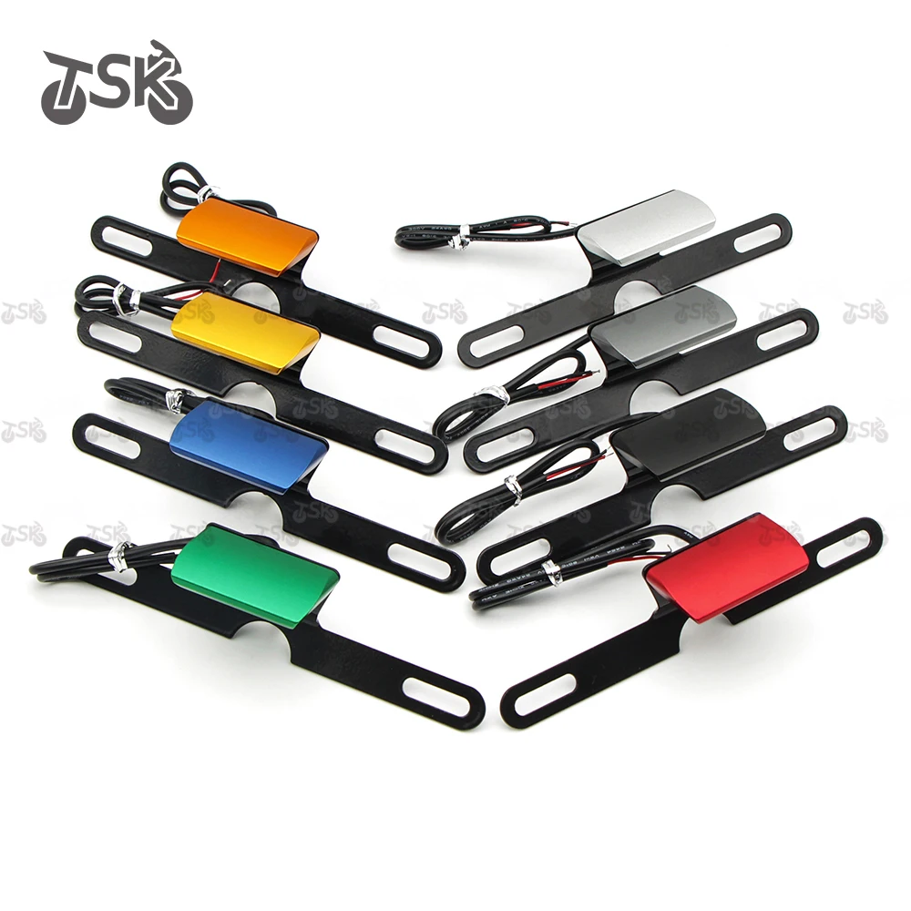 LED Motorcycle License Plate Light for Kawasaki YAMAHA SUZUKI Honda Ducati BMW Harley Triumph DTN view 6
