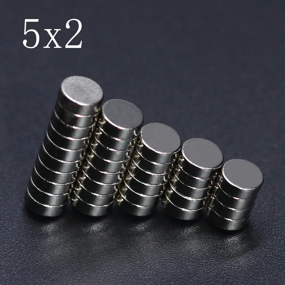 10/50/100/200 Pcs 5x2 Neodymium Magnet 5mm x 2mm N35 NdFeB Round Super Powerful Strong Permanent Magnetic imanes Disc 5*2