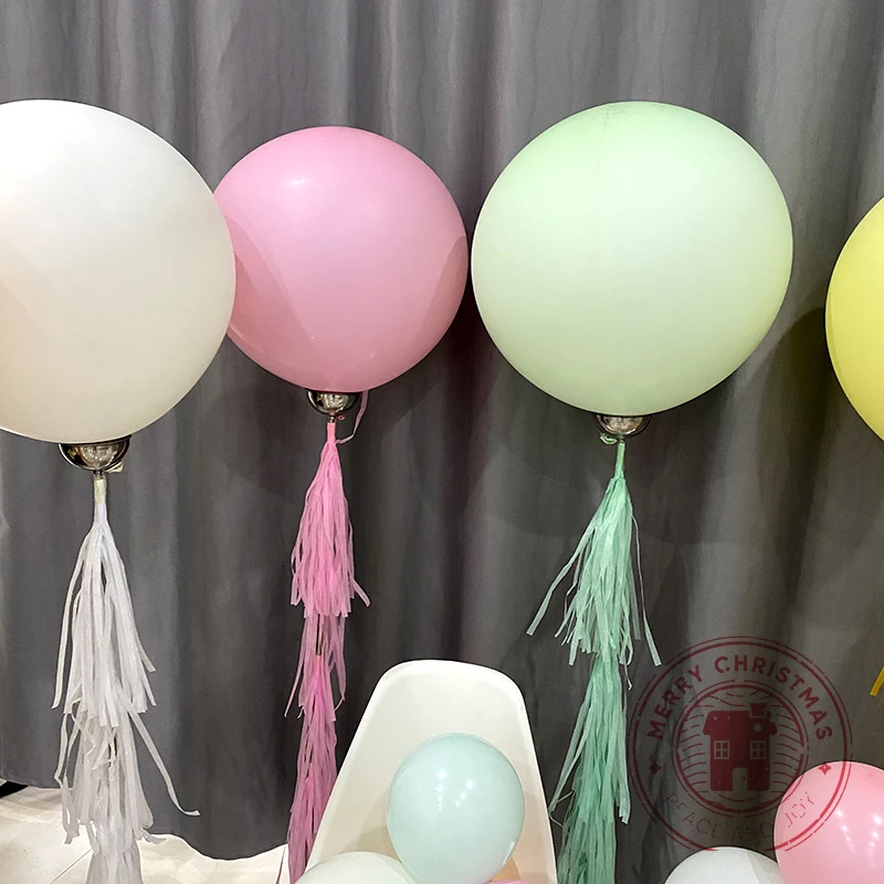 1pc/lot 36inch Giant Helium Balloons Paper Tassel Ddecoration Birthday Party Wedding Anniversary Room Layout Balloon Supplies