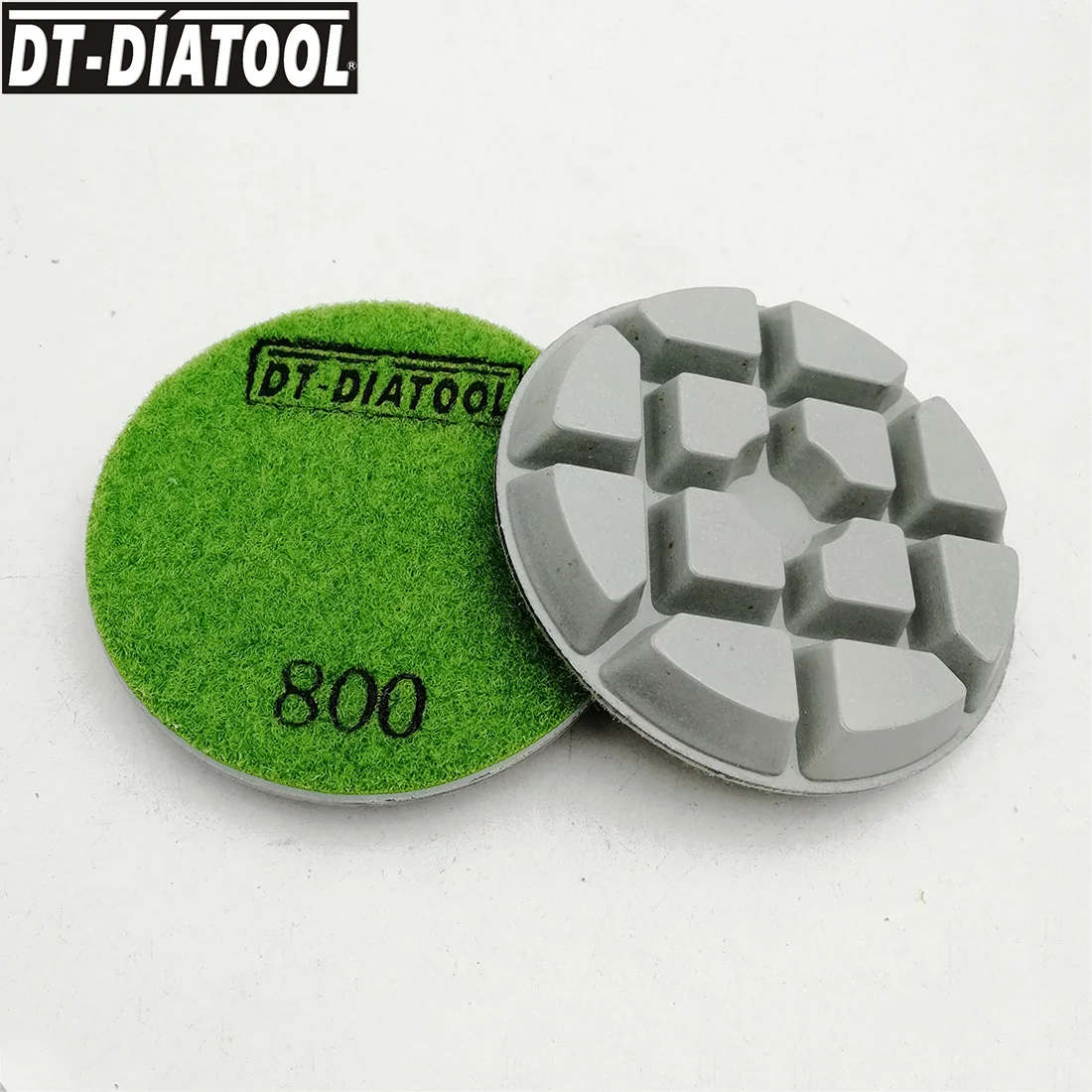 DT-DIATOOL 6 Cái/bộ Đường Kính 80 Mm/3 "Kim Cương Nhựa Liên Kết Bê Tông Chà Nhám Đĩa Tầng Gia Hạn Miếng Đánh Bóng Sửa Chữa sàn Bê Tông