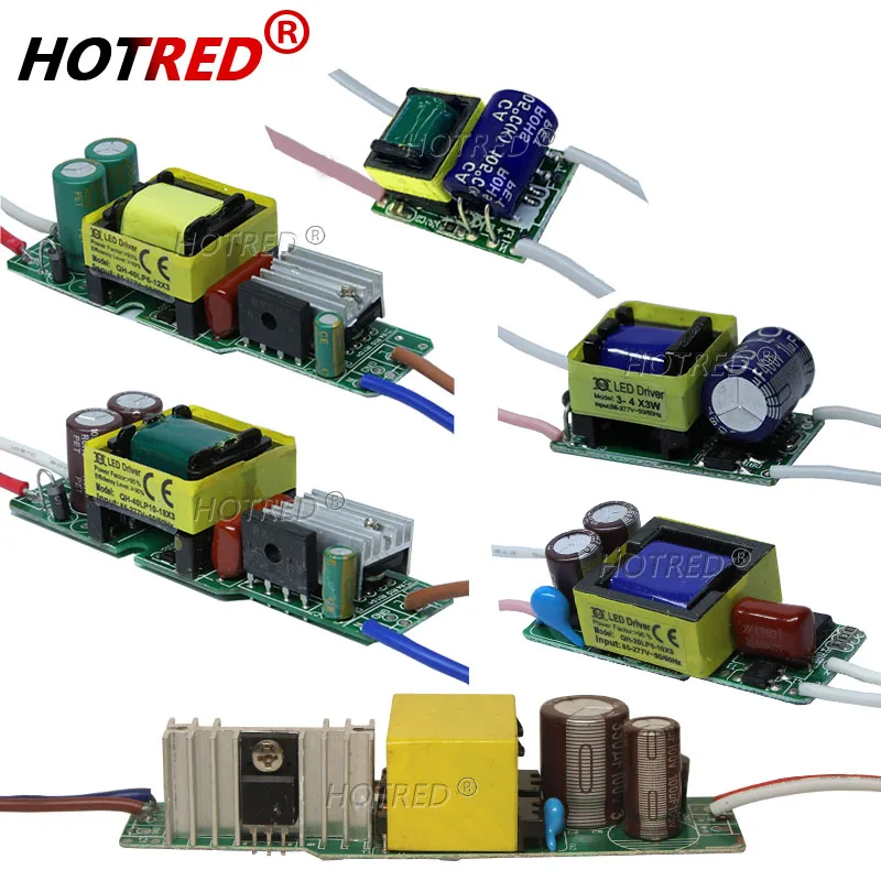 

AC85-277V светодиодный драйвер 1-2x3w 2-4x3w 6-10x3w 10-18x3w 18-30x3w 600mA 650mA постоянный ток трансформаторы Питание